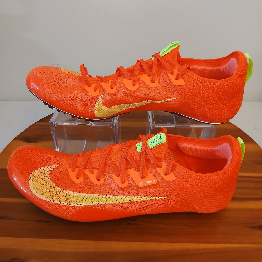 Nike Air Zoom Superfly Elite 2 Mens 13 Orange Track Field Spikes FZ9662-600